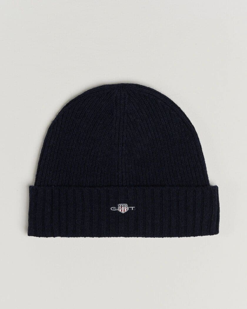 Gant Wool Beanie Marine