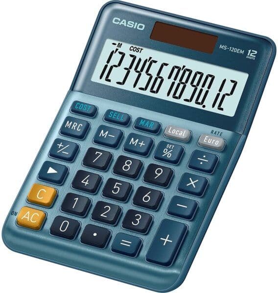 Casio Em120ter Regnemaskine