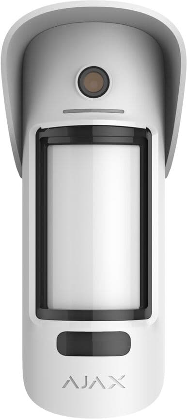 Sensor Duplo PIR Bi-Direccional c/ Câmara s/ Fios 868MHz p/ Uso Exterior IP55 (Branco) - AJAX