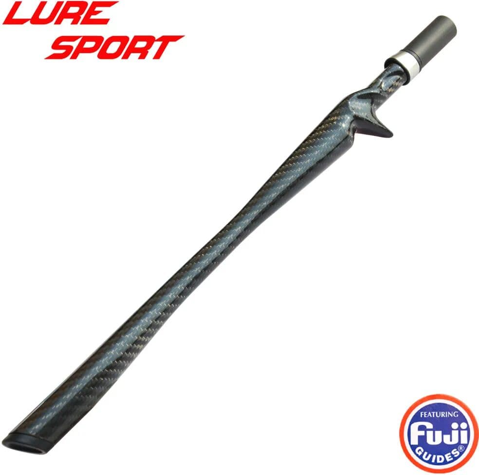 LureSport 3K Woven Carbon Unibody 44cm 41cm Cast Reel Seat Grip Handle Triangular Butt FUJI KDPS16 Rod Building Component DIY