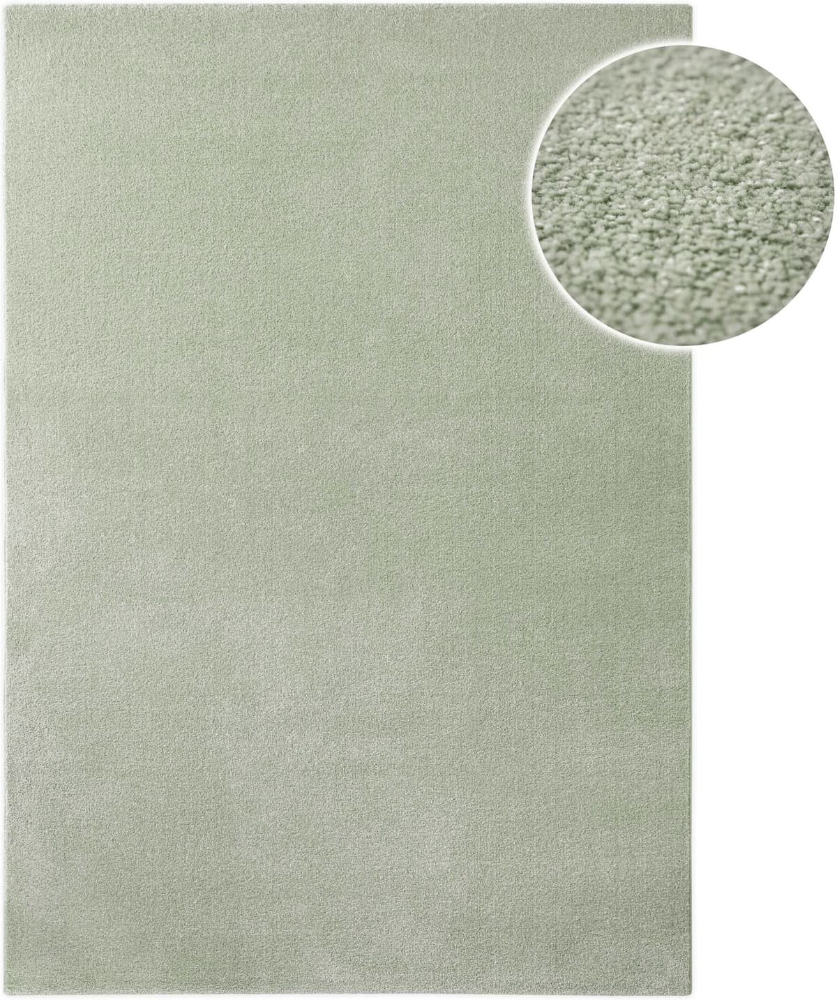 Teppich ESPRIT "Vegas - ESPRIT Kollektion", licht grün, B:200cm H:15mm L:290cm, Polypropylen, Teppiche, Teppich, Kurzflor, uni, gewebt, pflegeleicht, formstabil, für Fussbodenheizung licht grün B : 200cm 1 Stk., 15mm, L: 290cm