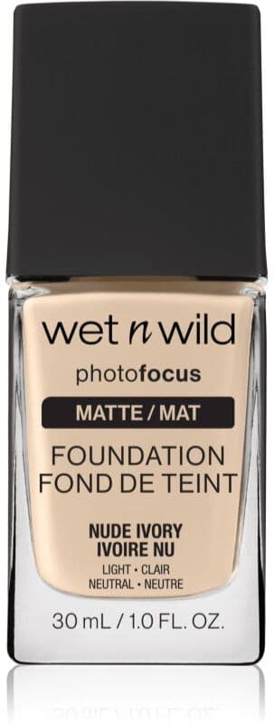 Wet n Wild PhotoFocus ματ ρευστό μεικ απ απόχρωση Nude Ivory 30 ml