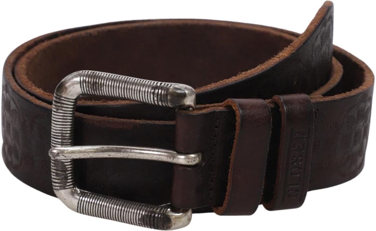 Closed Damen Gürtel, Braun, Gr. 80, Leder - Second Hand