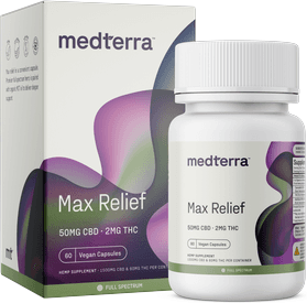 Medterra Max Relief CBD + THC Capsules