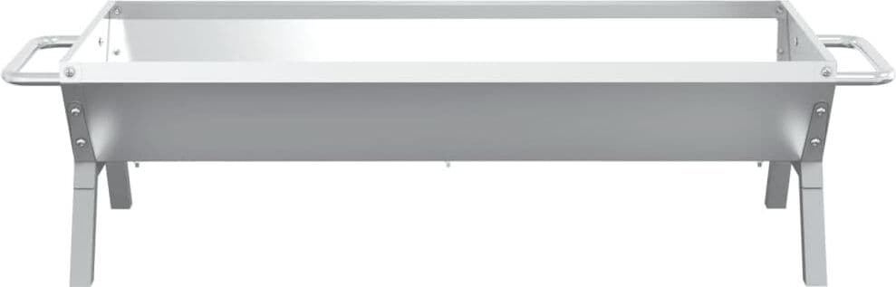 Dakota Fields Anjalina 118cm W Barrel Gas & Charcoal Combo Grill Silver