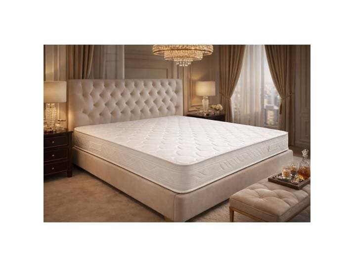 Matelas Souple avec Latex Naturel Pour Canapé Lit 180x200 x 10 cm + Oreiller Visco - 5 zones de Confort - Noyau Poli Lattex HR Der