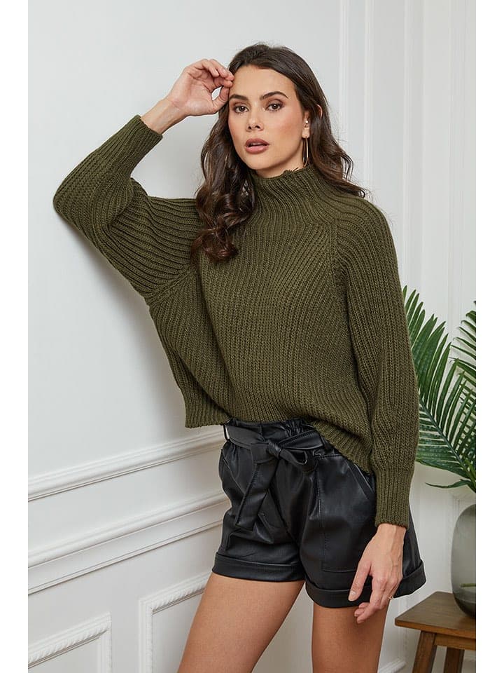 Joséfine Wollpullover "Baby" in Khaki - M