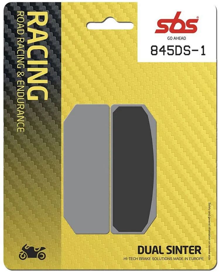 Sbs Pastillas De Freno Sinterizadas Dual Road Racing Dynamic Racing Concept Hi-tech 845ds-1 One Size