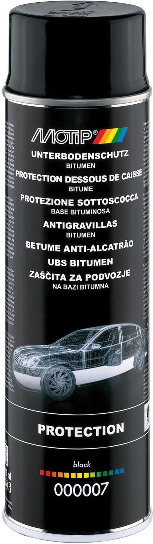 Motip SPRAY  SOTTOSCOCCA ANTIROMBO BITUMINOSO NERO 500 ml