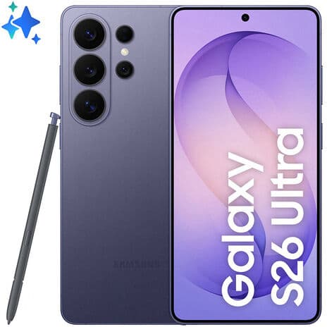 Samsung Galaxy S26 Ultra Smartphone AI, 512GB, Privacy Display integrato, Processore potente, Assistente Foto, Camera 200 MP, 5000 mAh, Cobalt Violet