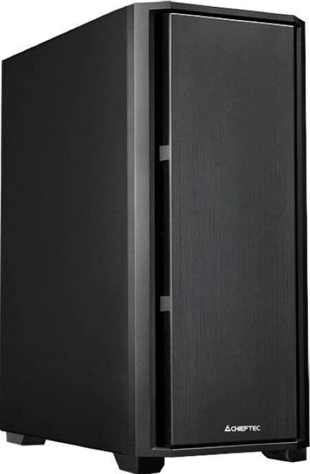 Chieftec Pro Midi Q Midi Tower Κουτί Υπολογιστή Μαύρο AS-02B-OP