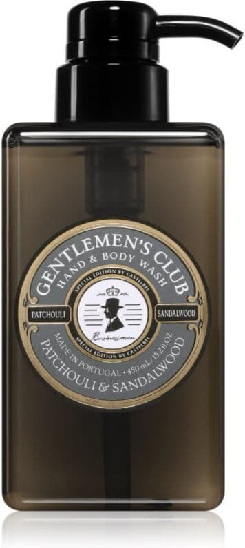 Castelbel Gentlemen's Club Patchouli & Sandalwood πολυτελές ρευστό σαπούνι για χέρια και σώμα 450 ml