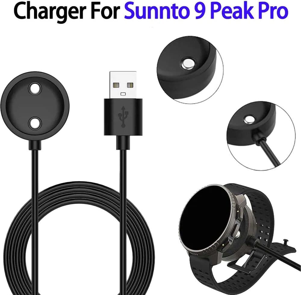 NONE Magnetic Replacement Charging Dock Smart Watch Accessories Charging Cable For SUUNTO 9 Peak Pro/Vertical/Race/Race S/Ocean