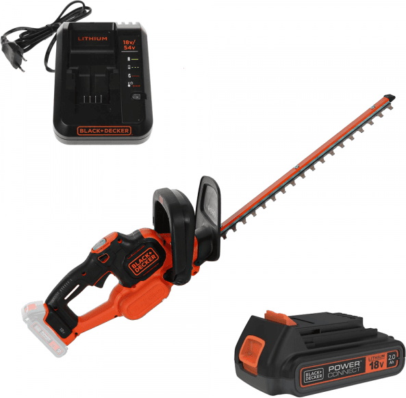 Black & Decker GTC18452PC-QW - Tagliasiepi a batteria - Batteria a litio 18V 2Ah