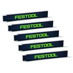 Festool Meterstab MS 2m Maßstab Zollstock Gliedermaßstab Meter 201464 5 Stück