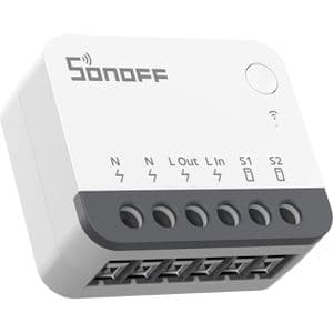 Sonoff Schaltaktor ZBMINIR2, mit Neutralleiter, für Smart Home, 1 Kanal, bis 10 Ampere, Unterputz, ZigBee