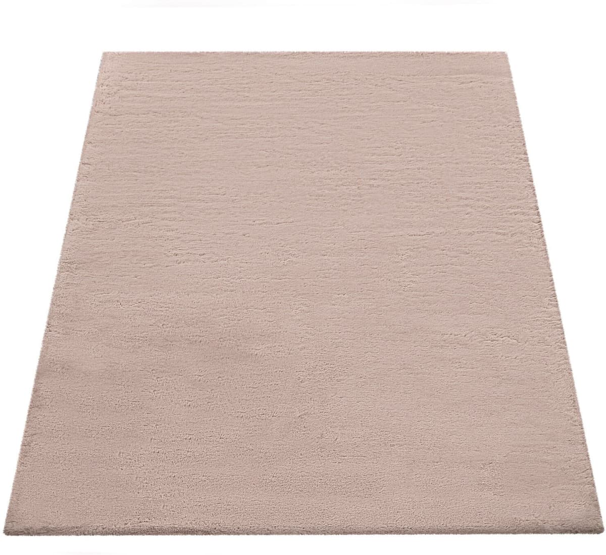Fellteppich PACO HOME "Rabbit 780", beige, B:200cm H:26mm L:290cm, Polyester, Teppiche, Fellteppich, Kunstfell, Kaninchenfell-Haptik, ein echter Kuschelteppich, Uni-Farben beige B : 200cm 1 Stk., 26mm, L: 290cm