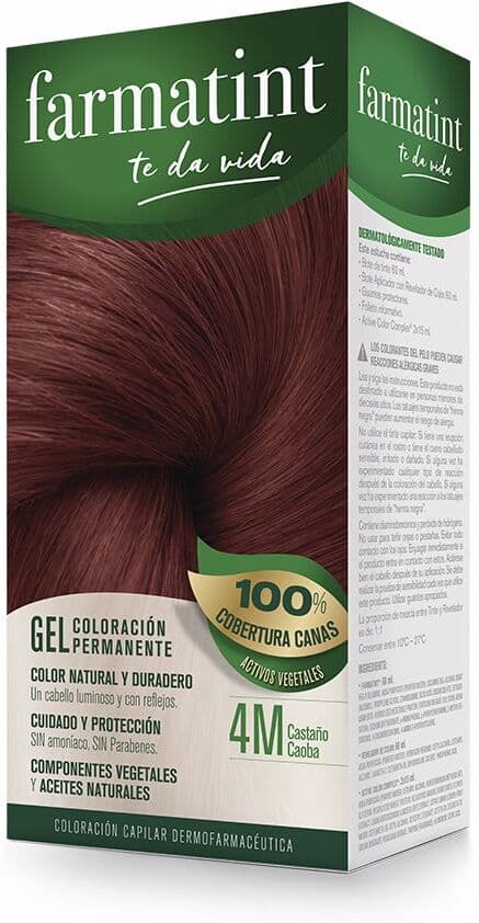 Farmatint Gel coloração permanente #4m-castanha mogno