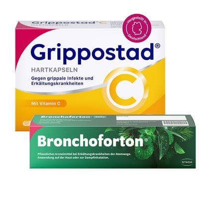 Grippostad C Hartkapseln + Bronchoforton 1 St Set