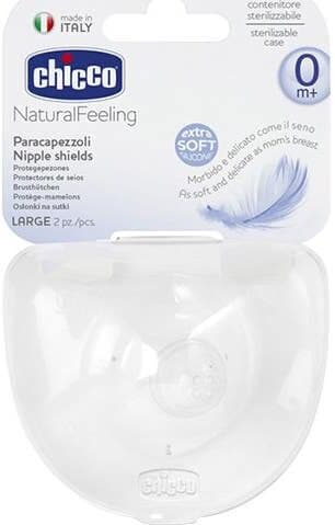 Chicco ® protegepezón silicona t-grande 2uds