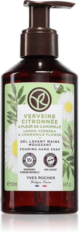 Yves Rocher Lemon Verbena & Chamomile Flower υγρό σαπούνι για τα χέρια αρώματα Lemon Verbena & Chamomile Flower 190 ml