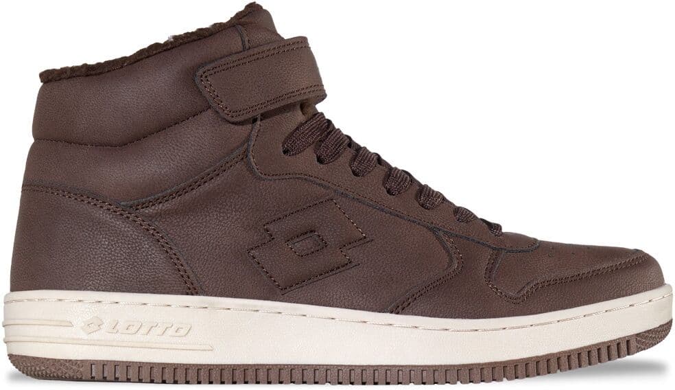 Sneaker LOTTO, Herren, Gr. 39, braun (schwarz braun, beige), Synthetik, Schuhe Sneaker, - mit wärmendem Innenfutter