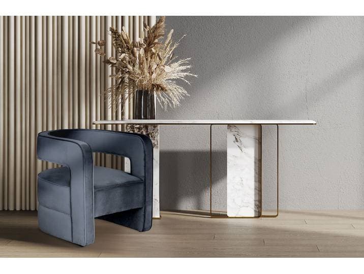 Sessel KAYOOM Venice 125, moderner Cocktail-Sessel , grau, B:74cm H:65cm T:73cm, 100% Polyester (Samt), Schaumstoff, Eukalyptus-Holz Gestell: Eisen, Sessel, Sessel, Lounge-Sessel, Eye-Catcher im Raum, ausgefallene Konstruktion