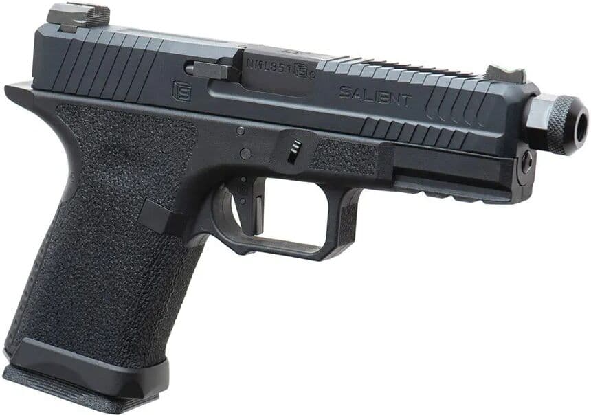 Salient Arms Pistola De Airsoft Bl0201 Blu Compact Metal Version Gbb Black One Size