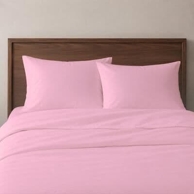Bluff City Bedding Ultra-Soft Solid Cotton Blend Duvet Cover Set