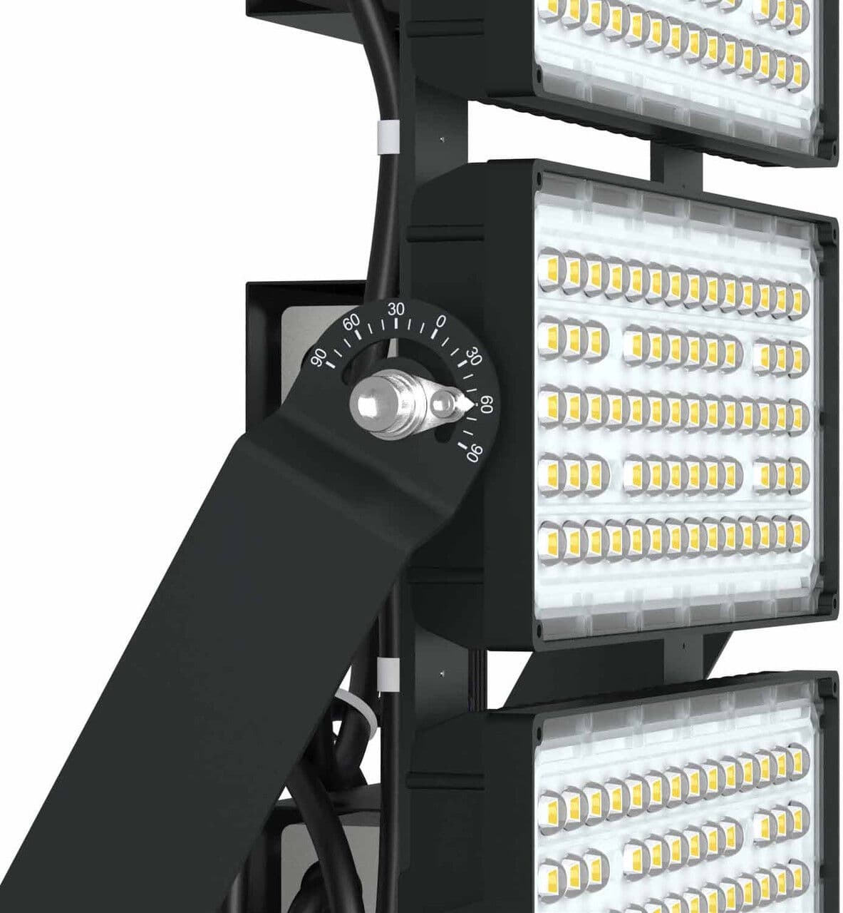 LEDDIRETTO Faro Modulare LED 800W IP66 167lm/W Dimmerabile DALI - INVENTRONICS Colore Bianco Naturale 4.000K