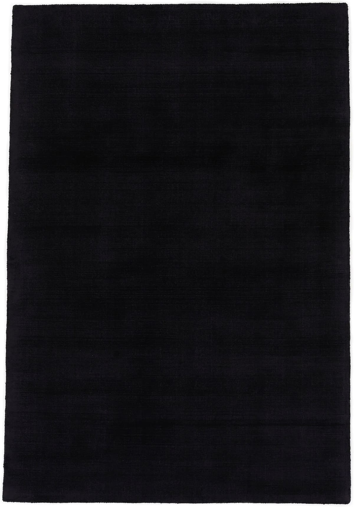 Teppich CARPETFINE "Ava Viskoseteppich", schwarz, B:120cm H:13mm L:170cm, Viskose, Teppiche, Teppich, Seidenoptik, leichter Glanz, auch als Läufer erhältlich schwarz B : 120cm 1 Stk., 13mm, L: 170cm