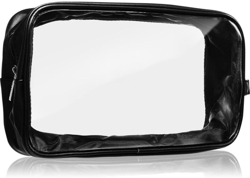 Notino Travel Collection Large Clear Organizer διαφανές νεσεσέρ καλλυντικών L Black 26x14x8,5 cm 1 τμχ