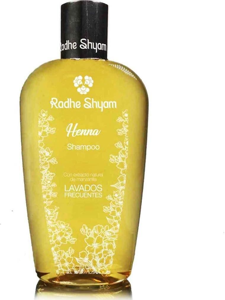 Radhe Shyam Champú Henna Lavados Frecuentes 400 ml