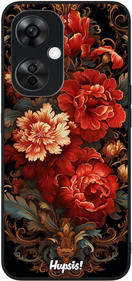 OnePlus Nord CE 3 Lite 5G Hupsis Kuosi Suojakuori, Kruununkukka
