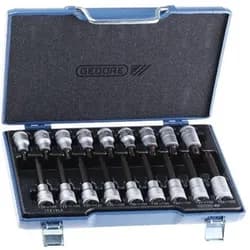 Gedore, Steckschlüssel + Stecknuss, ITX 19 LKP Schraubendreher-Satz 1/2" 18-teilig TX T20-60
