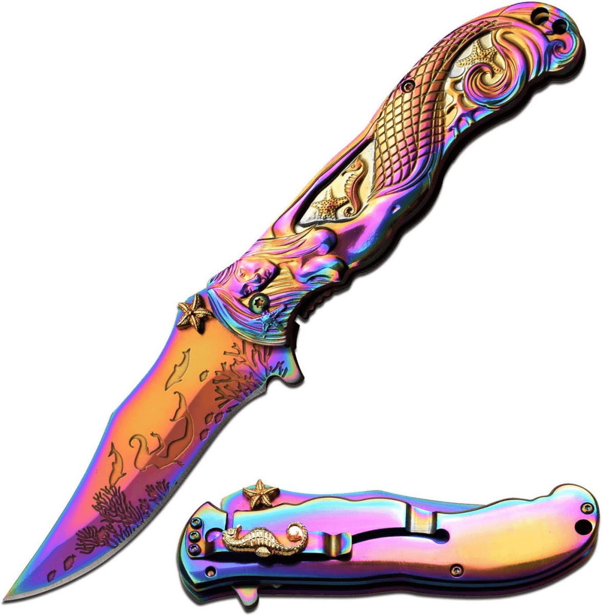 Master Cutlery Masters Collection MC-A013 Fällkniv Rainbow A/O
