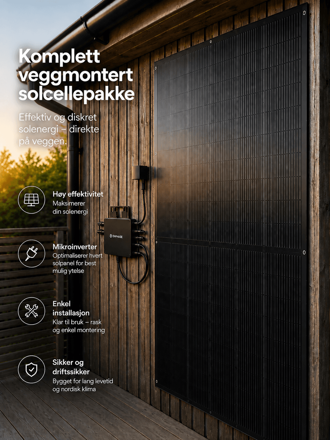 Balkongkraftverk Premium