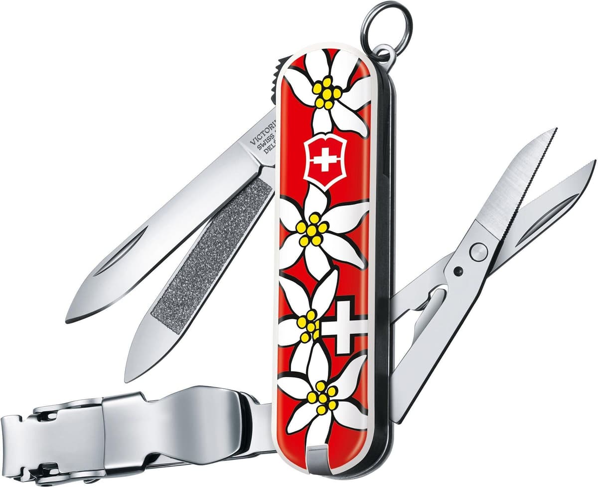 Szwajcarski scyzoryk Victorinox Nail Clip 580 Edelweiss 0.6463.840