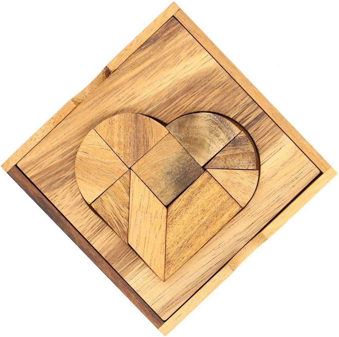 Tangram Knust Hjerte Iq-Nøtt