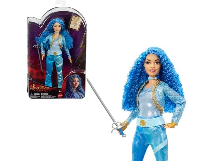 Mattel Disney pop Chloe Assepoester dochter Descendants 4 blauw