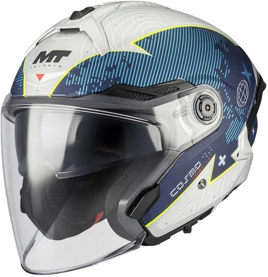 Mt Helmets Casco Jet Cosmo Sv Layout Matt Purple S