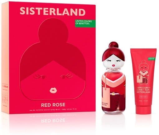Benetton Estuche Red Rose
