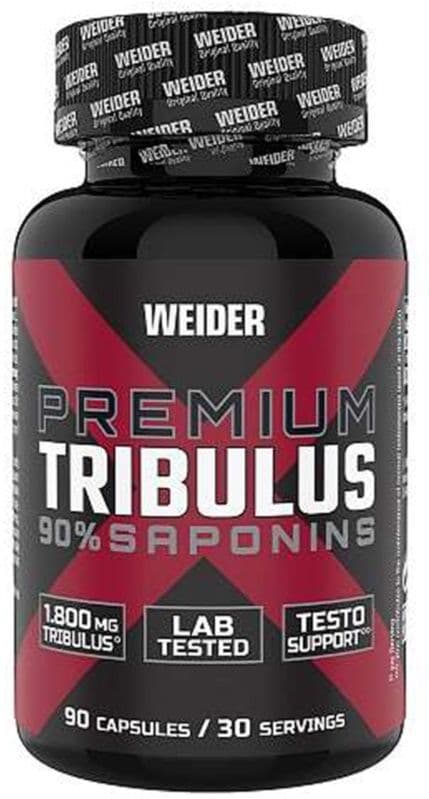 Weider Premium Tribulus Präparat zur Aufrechterhaltung einer gesunden Funktion des Organismus 90 Kapseln