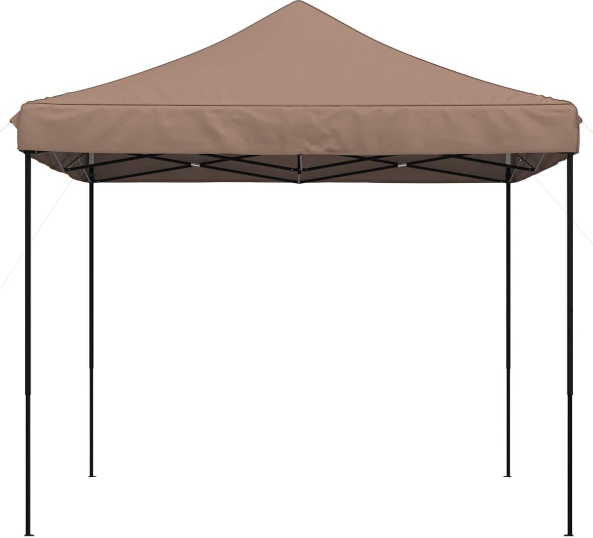 vidaXL Tente de fête 292 x 292 x 315 cm Marron Tissu Oxford