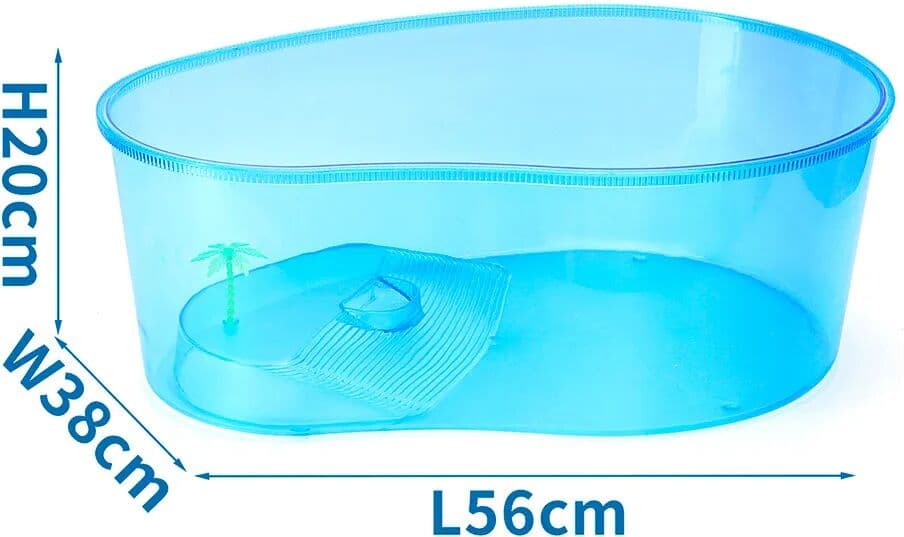 Nobleza Tanque De Tortugas 56x38x20cm Blue 56 x 38 x 20 cm