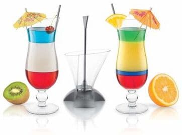 Final Touch Rainbow Cocktail Layering Tool Set - 13.5 Oz