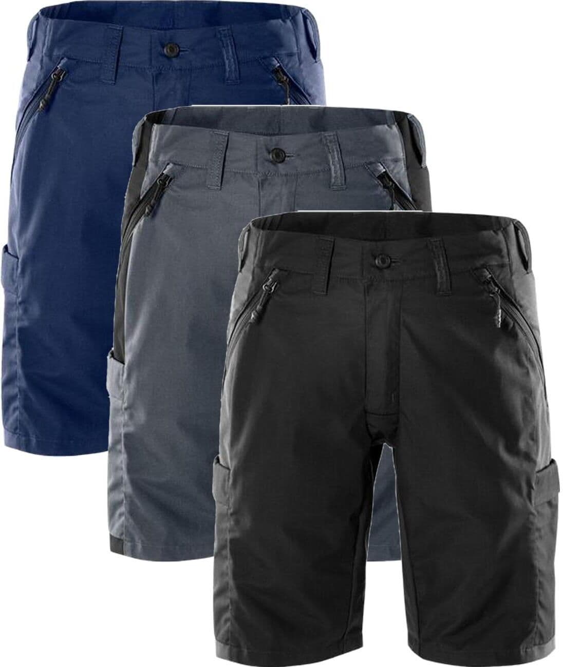 Fristads 133276 Service Stretch Shorts 2543 Lwr / Arbejdsshorts Grå/sort C64
