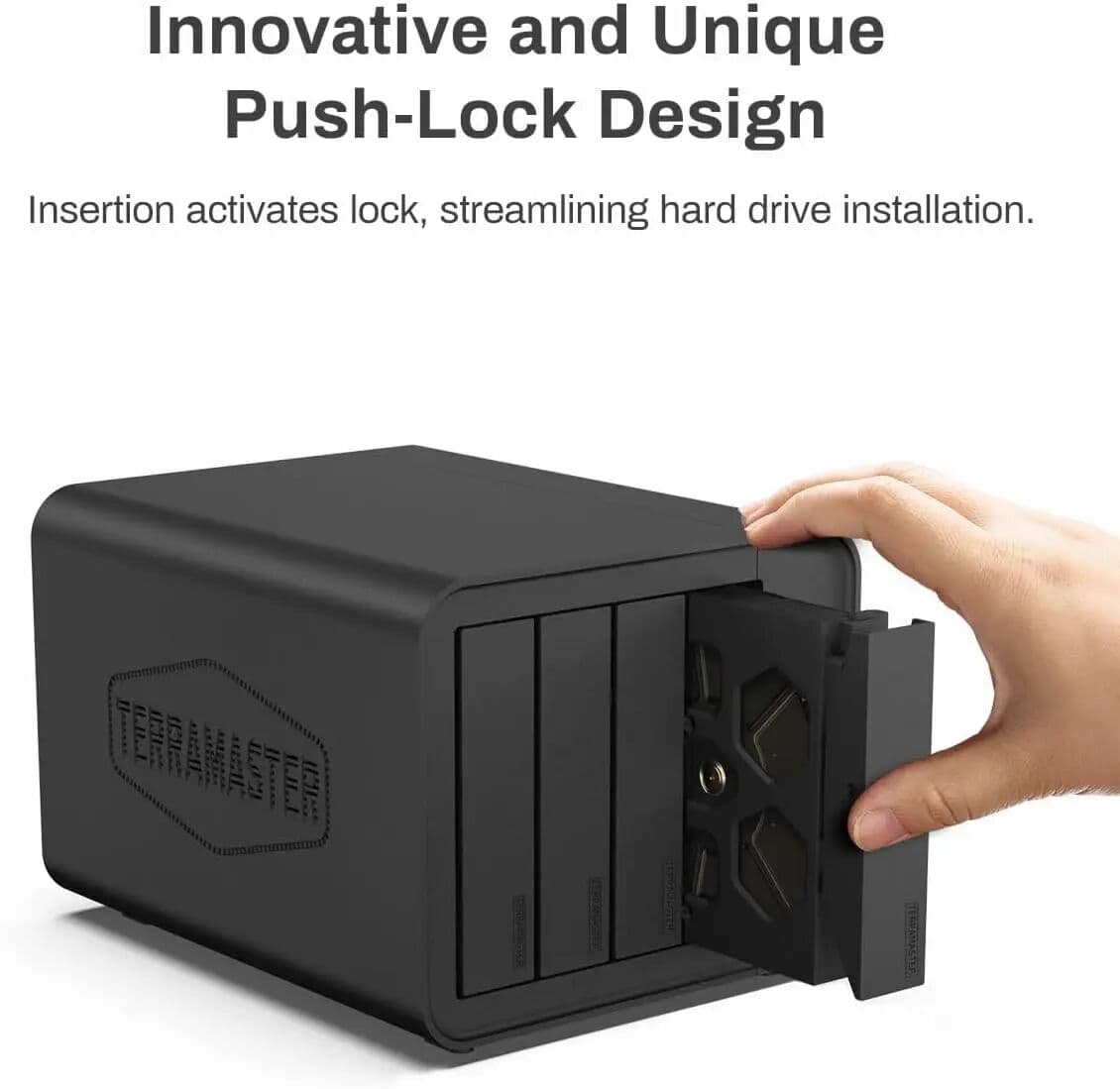 TERRAMASTER F4-424 NAS Storage 4Bay - N95 Quad-Core CPU, 8GB DDR5 RAM, 2.5GbE Port x 2, Network Attached Storage (Diskless)