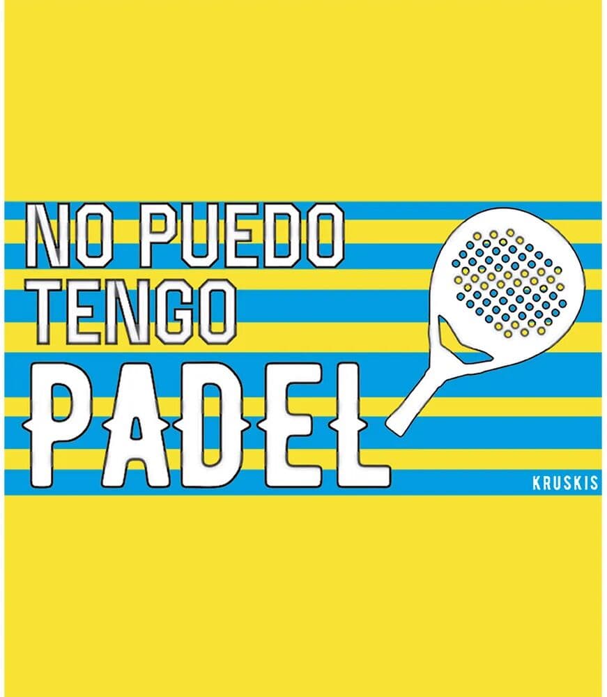 Kruskis Camiseta De Manga Corta No Puedo Tengo Padel Yellow 3XL