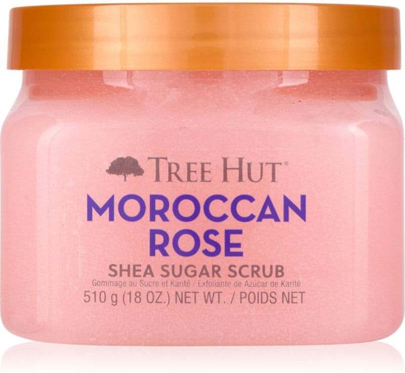 Tree Hut Shea Sugar Scrub Moroccan Rose Απολεπιστικό ζάχαρης με βούτυρο καριτέ 510 γρ